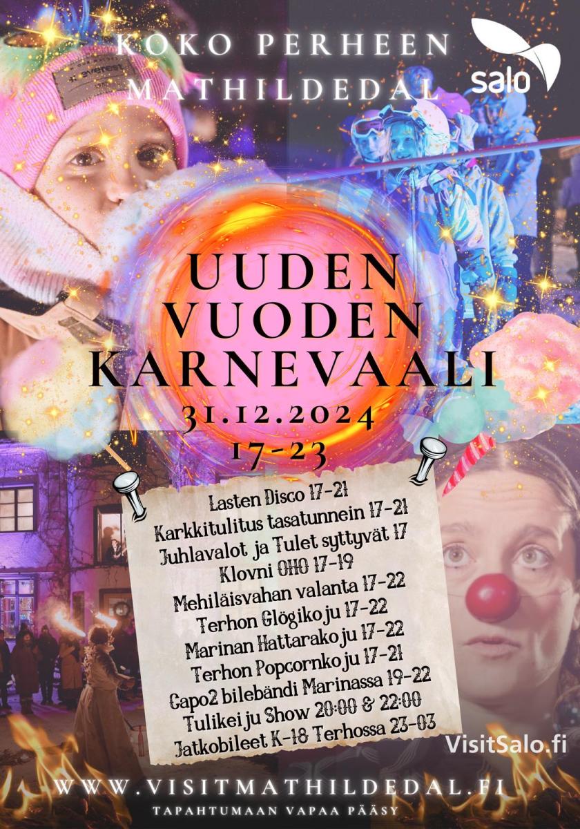 Uudenvuoden karnevaali Mathildedalissa