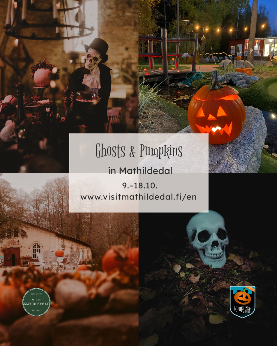 Ghosts and pumpkins in Mathildedal